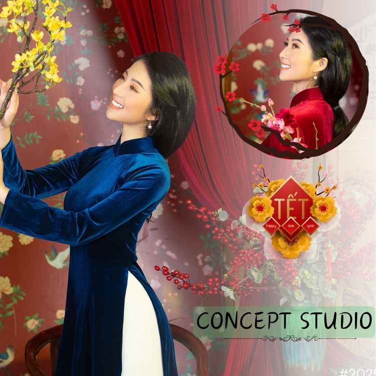 CONCEPT TẾT TRONG STUDIO