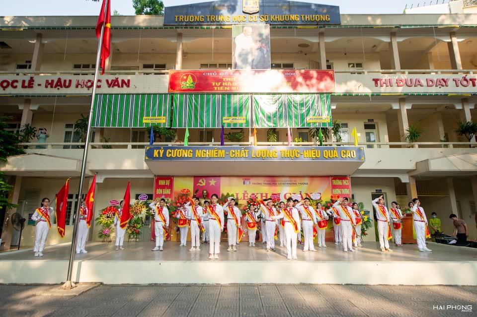 Lễ khai giảng Trường THCS Khương Thượng